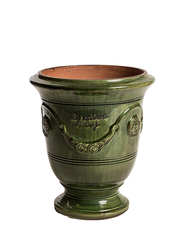 Keramička vaza Anduze zelena